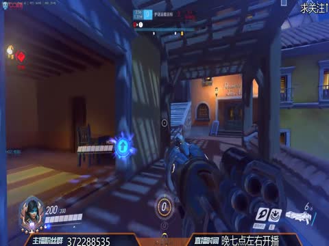 大王左耳钉「暴雪主播」的守望先锋直播间-大