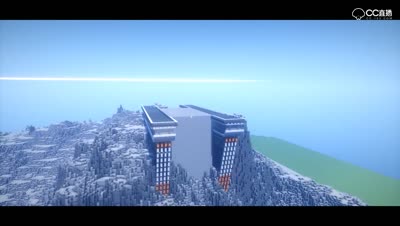 我的世界延时动画：打造一款MC特色的月球基地
