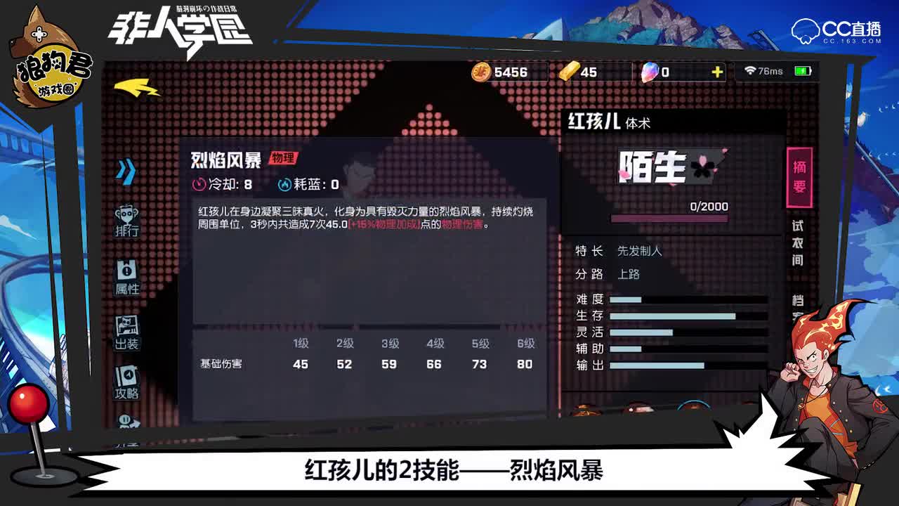 《非人学园大乱斗》燃烧一切吧！吾乃红孩儿是也！