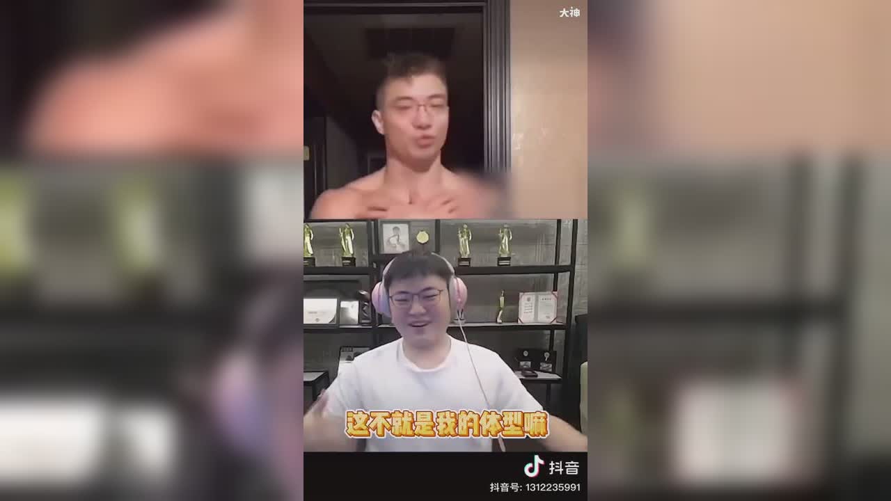 当uzi看肌肉金轮 uzi:这不就是我的体型嘛!