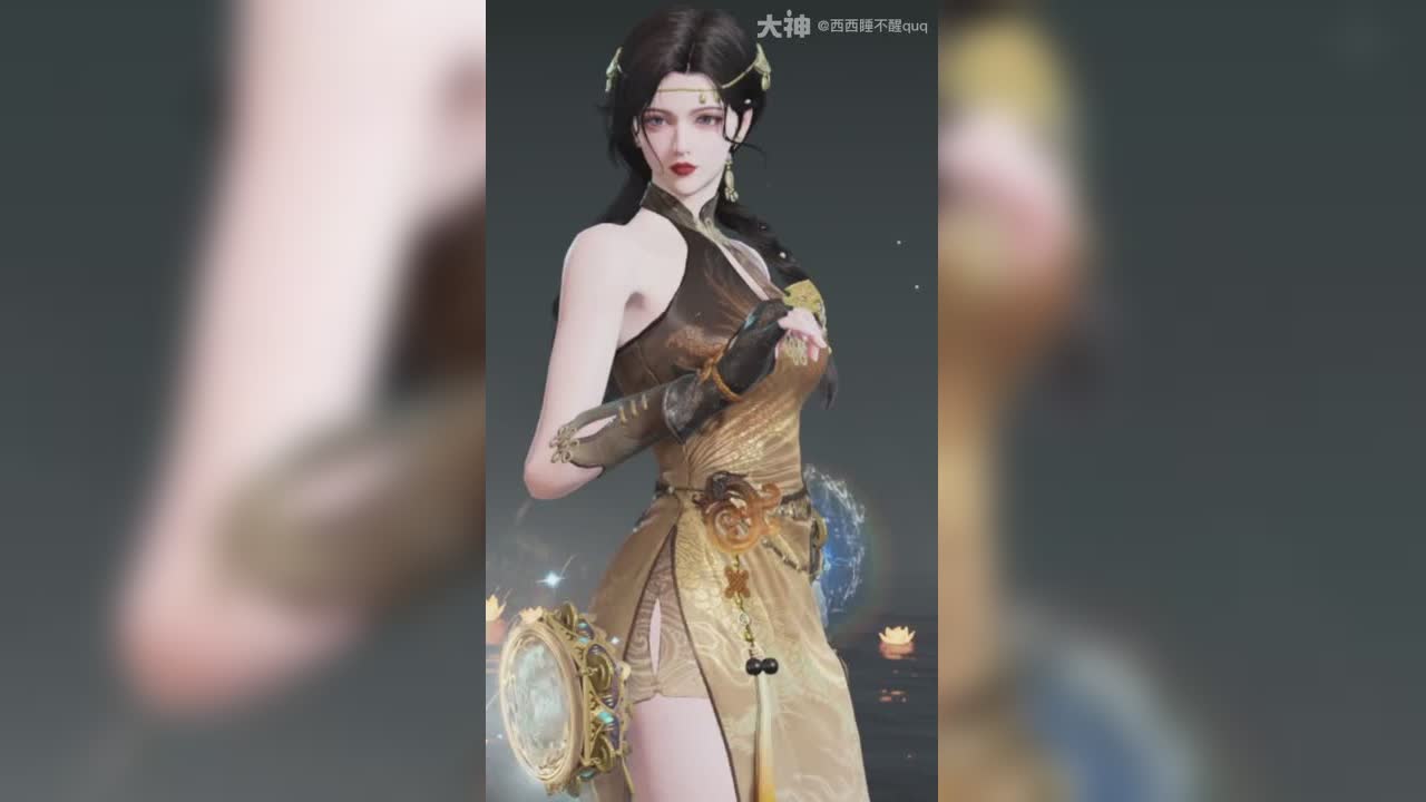 新迦南～黑发红唇旗袍,我爱了! _来自大神永劫无间圈子_西西睡不醒quq