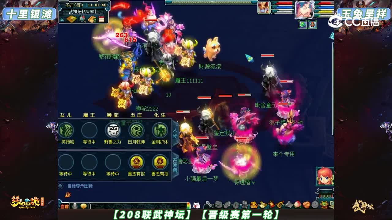 【208联武神坛】【晋级赛第一轮】玉兔呈祥VS十里银滩【CC情报站】