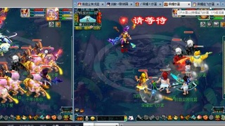 雪山招帮战玩家