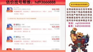 第一估价找号帮推  物价把控师让你买卖无