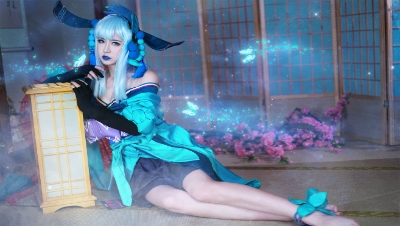 【阿舟酱】我就是青行灯——青行灯cos视频