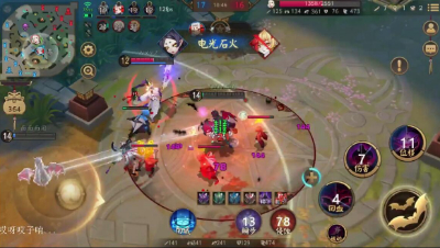 《决战平安京》真吸血姬1V5四杀，一目连都快吓破胆子了