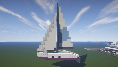 我的世界载具教程 - 帆船