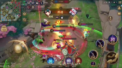 《决战平安京》吸血姬大战鸦天狗，两级就敢越塔凶的一匹