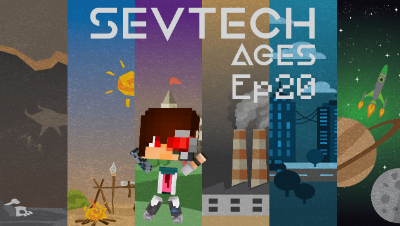 我的世界《SevTech赛文科技多人模组生存Ep20 被一头撞死》Minecraft 安逸菌解说