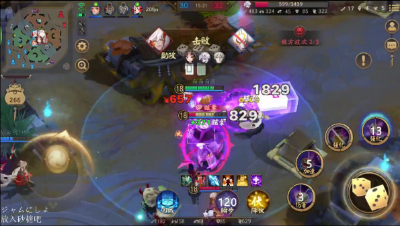 《决战平安京》当草丛里跳出一只青蛙，敌方白狼瞬间爆炸