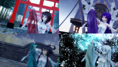 【逆水寒】[自在门]MMD洛天依、乐正绫、言和、心华白夜拂雪—FREYJA.sys献给女神的咏叹调