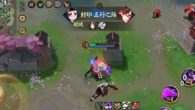 《决战平安京》孟婆3V5五杀，重点是牙牙嚣张的步伐