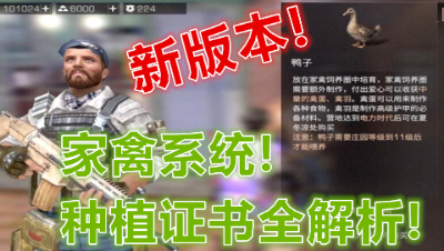 家禽系统!种植证书全解析! 明日之后 静观思禅