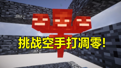 我的世界：挑战空手打凋零！打1只凋零到底要多长时间？
