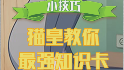 猫皇教你最强知识卡搭配2