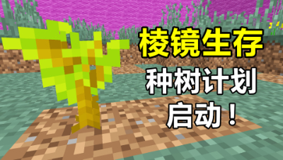 我的世界棱镜生存5：树木不够用怎么办？种树计划，启动！