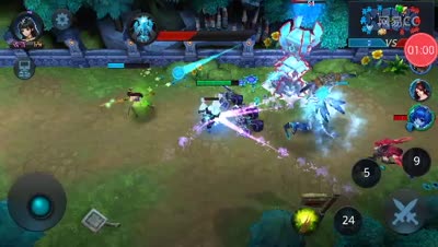 乱斗西游玩家对抗:上路三杀超神团灭压家