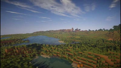 无人机视角下的Minecraft