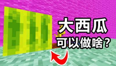 我的世界棱镜生存16：大西瓜到底可以拿来干嘛？在线求，挺急的！