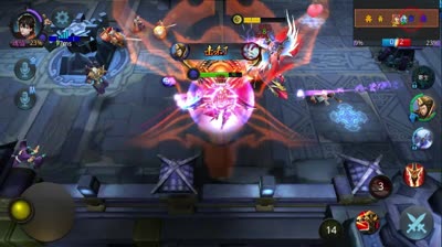 【乱斗C视频】DK：就是硬！金角扛塔一波流演绎神级翻盘