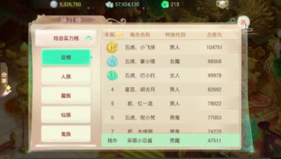 女人毒伤大亮！仙梦第一土豪血阵容五虎决战长安精彩对决