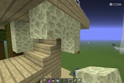 我的世界树上的小别墅