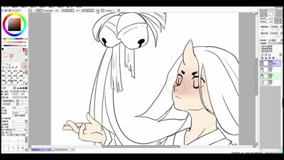 专注凝视的座敷童子