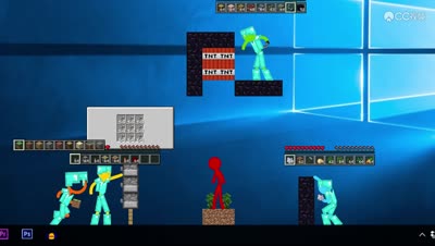 我的世界精彩动画：火柴人与我的世界