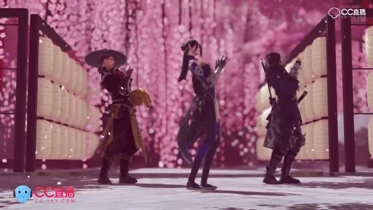 一梦江湖—MMD  春景《桃花旗袍》