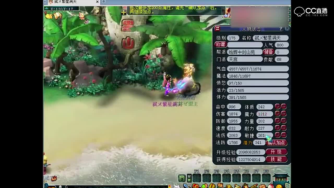 梦幻西游 蝴蝶泉法系转回天宫菠萝全魔加点准备给对手吃高压电_标清