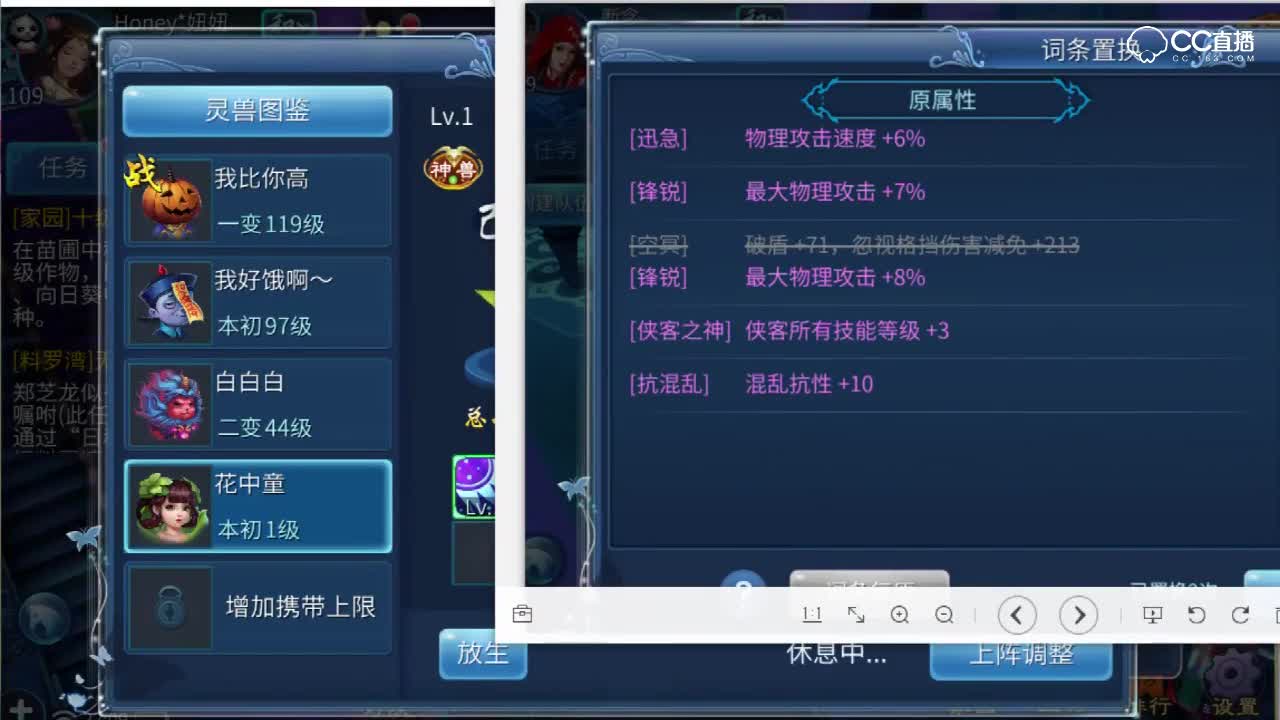 开花中童宠物性格