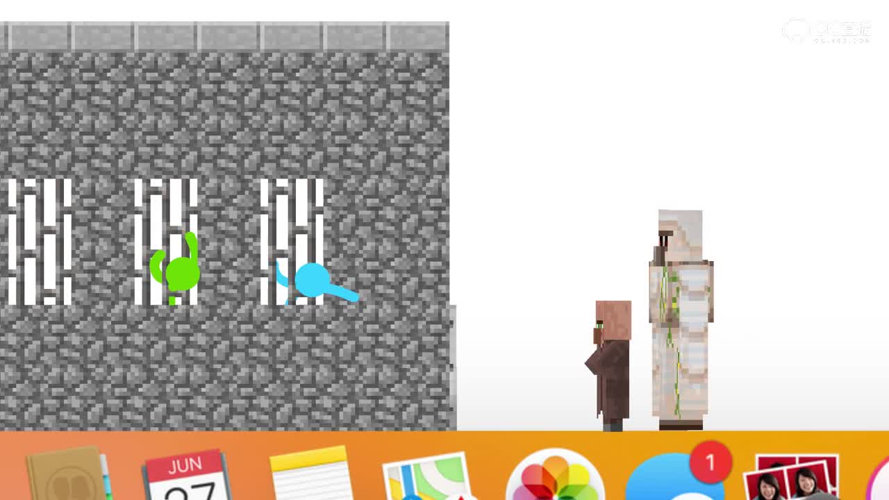 我的世界精彩动画：火柴人与村民