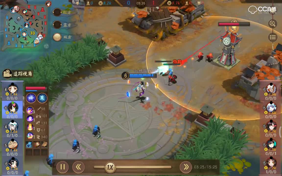 【面灵气】SSR面灵气小姐姐参见，5v5实战，带我们取得胜利好厉害呀