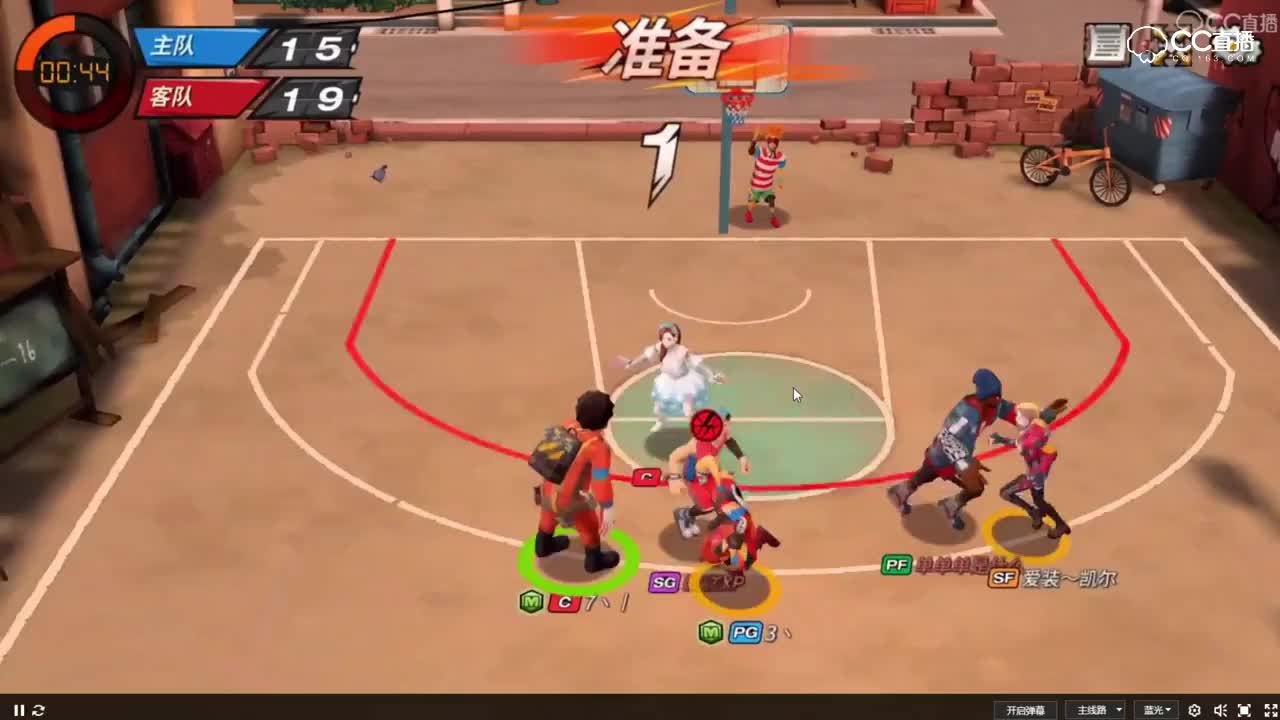 菊外人 VS 梦想启航 2 NEXT潮人篮球精英邀请赛