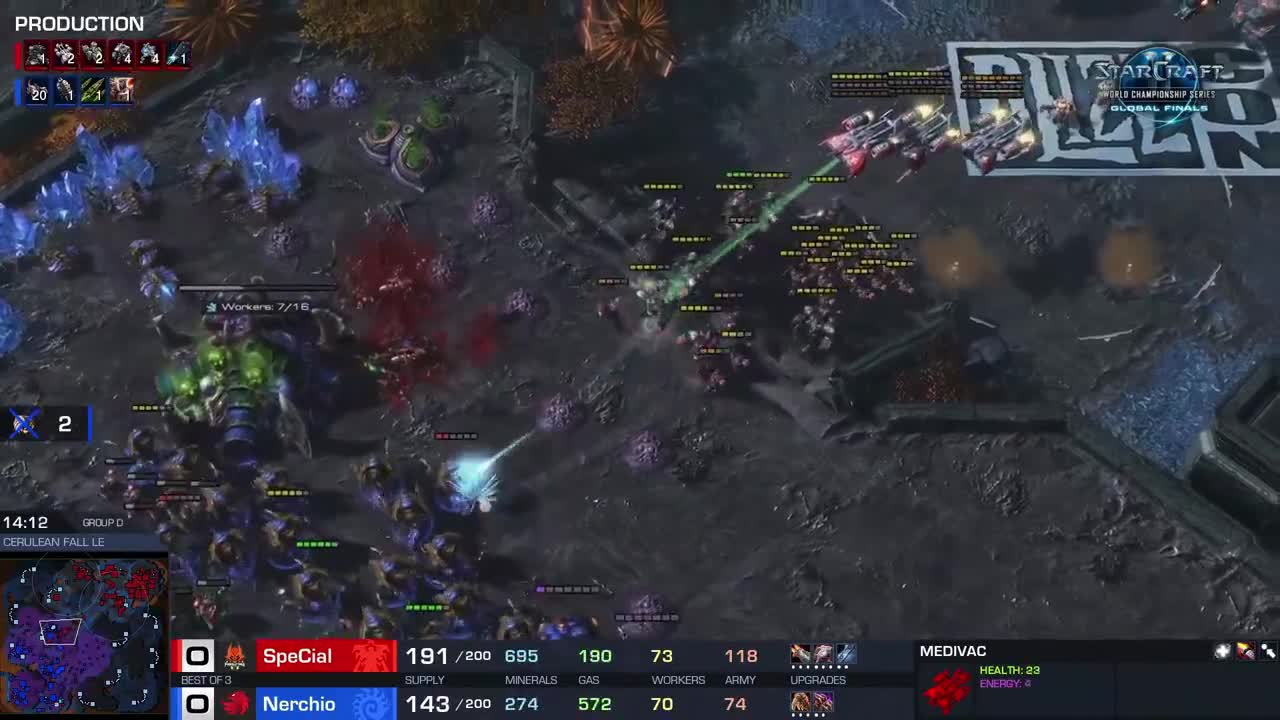 2018《星际争霸II》世界锦标赛全球总决赛 败者组比赛 SpeCial vs Nerchio
