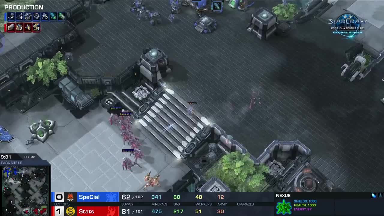 2018《星际争霸II》世界锦标赛全球总决赛 八强赛 SpeCial vs Stats