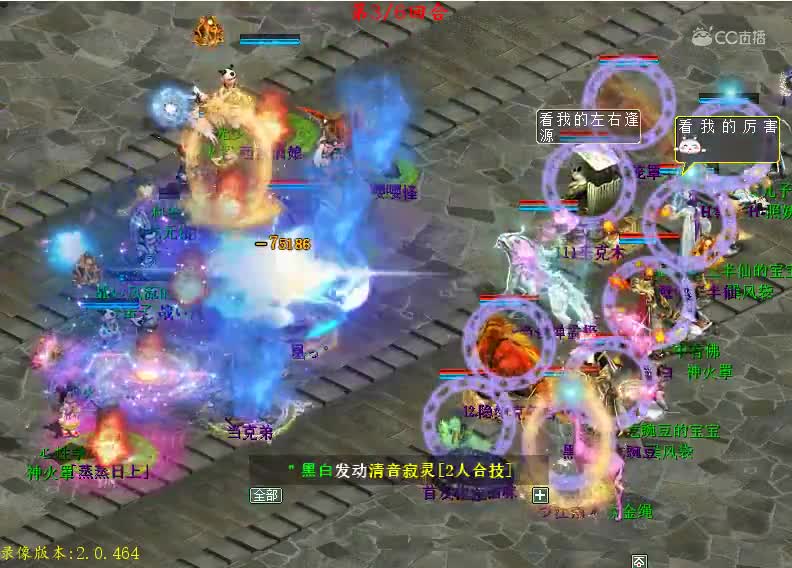 第75届比武大会决赛 战风流队VS黑白队