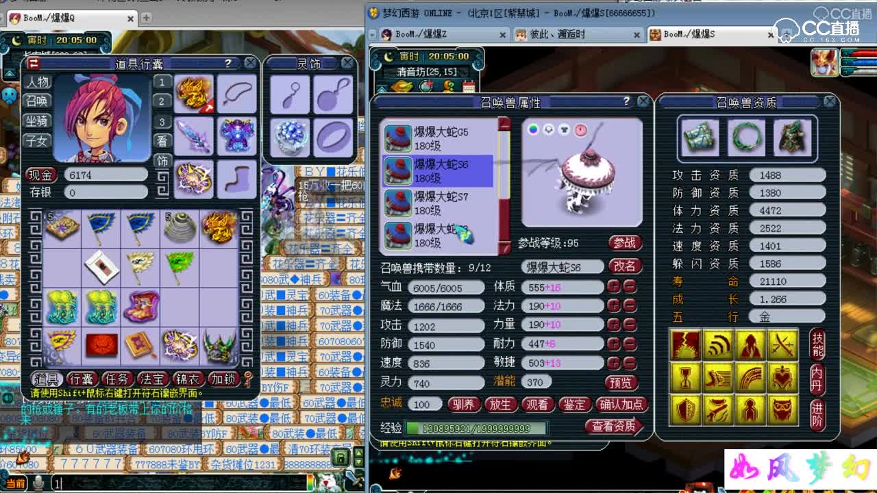 【梦幻西游】紫禁城第一法系装备宝宝展示