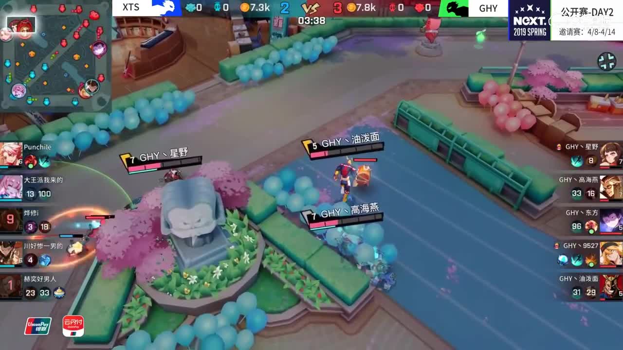 【2019NeXT春季赛】非人学园明星公开赛  GHY VS XTS 4月19日
