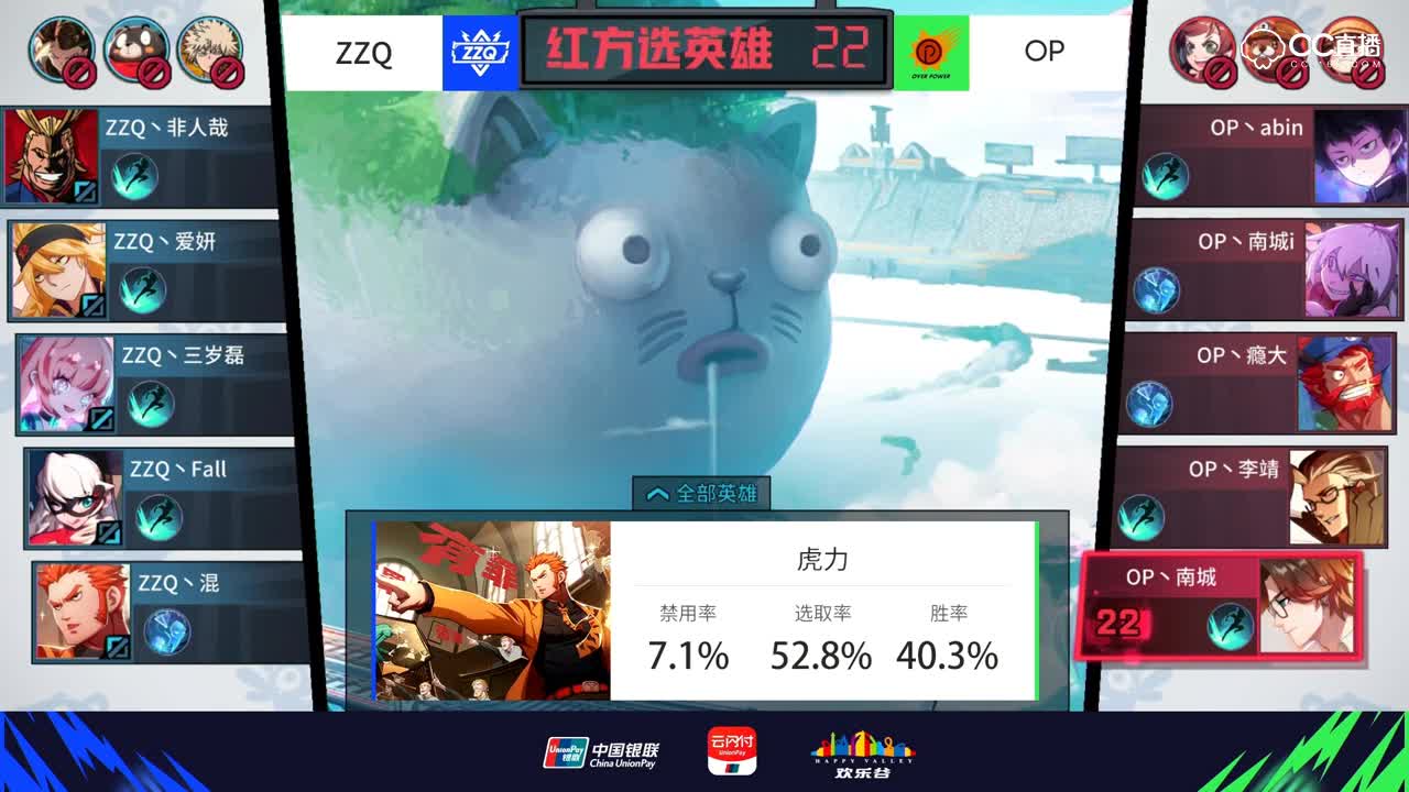 【2019NeXT春季赛】非人学园积分循环赛 ZZQ VS OP 5月4日