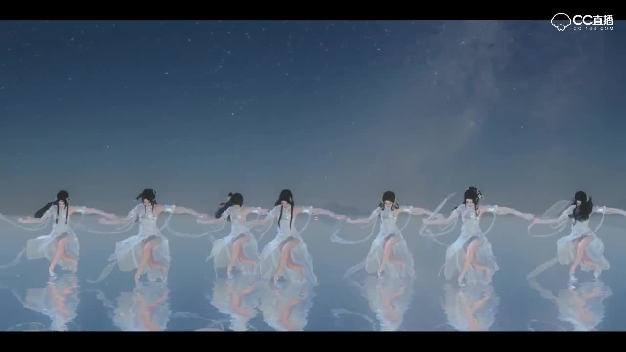 七仙女随着音乐翩跹起舞！太美了！
