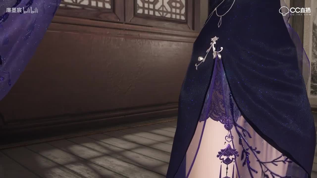 （逆水暖暖）近距离欣赏女性角色衣服细节材质！
