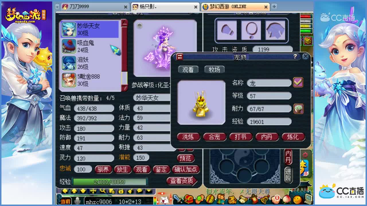 抗揍10技能童子+13技能吸血鬼炼妖