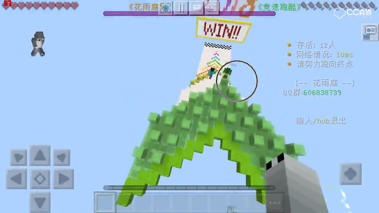 【小臣实况】跑酷竞速-花雨庭小游戏实况