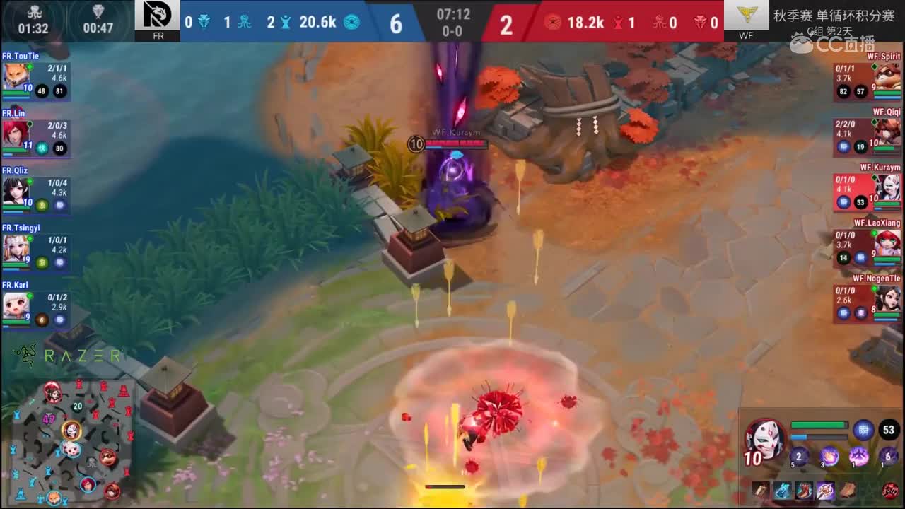 【2019NEXT秋季赛】决战平安京！C组 FR vs WF