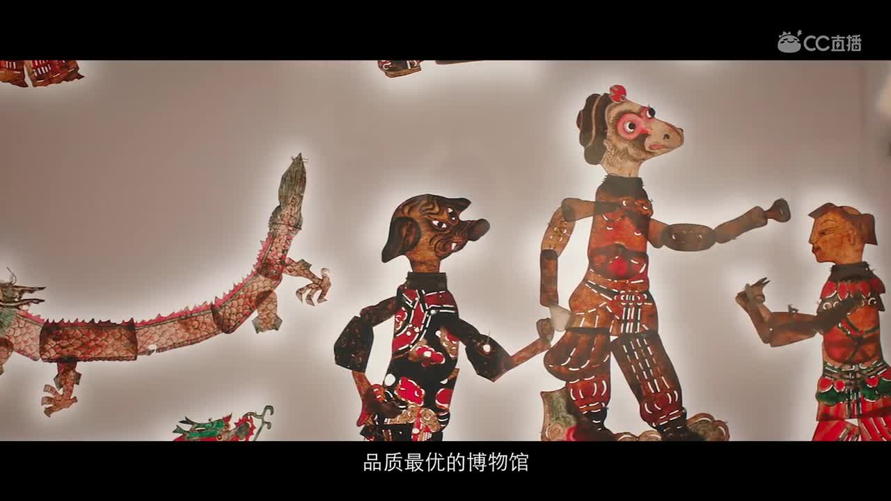 大话借光树影追逐皮影美韵