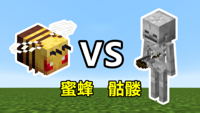 我的世界：新版本蜜蜂vs最强弓箭手，看完就知道哪个更厉害了！