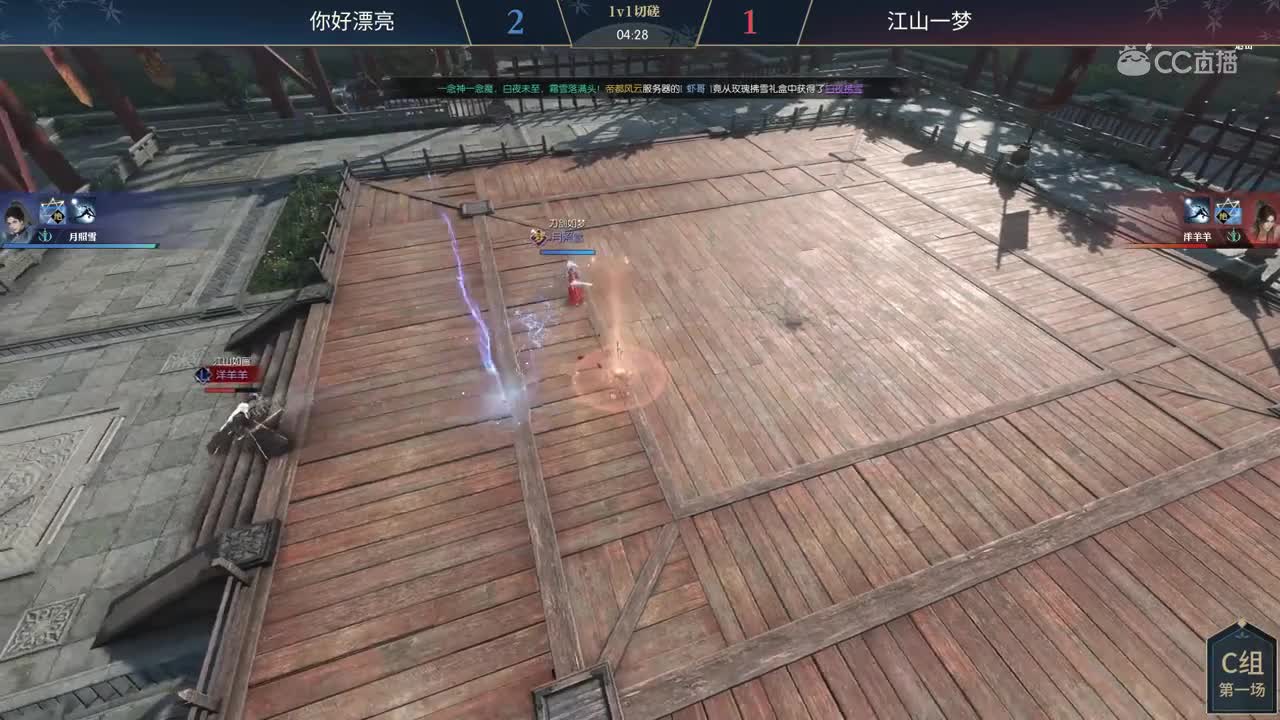 试剑苍穹C组-你好漂亮vs江山一梦