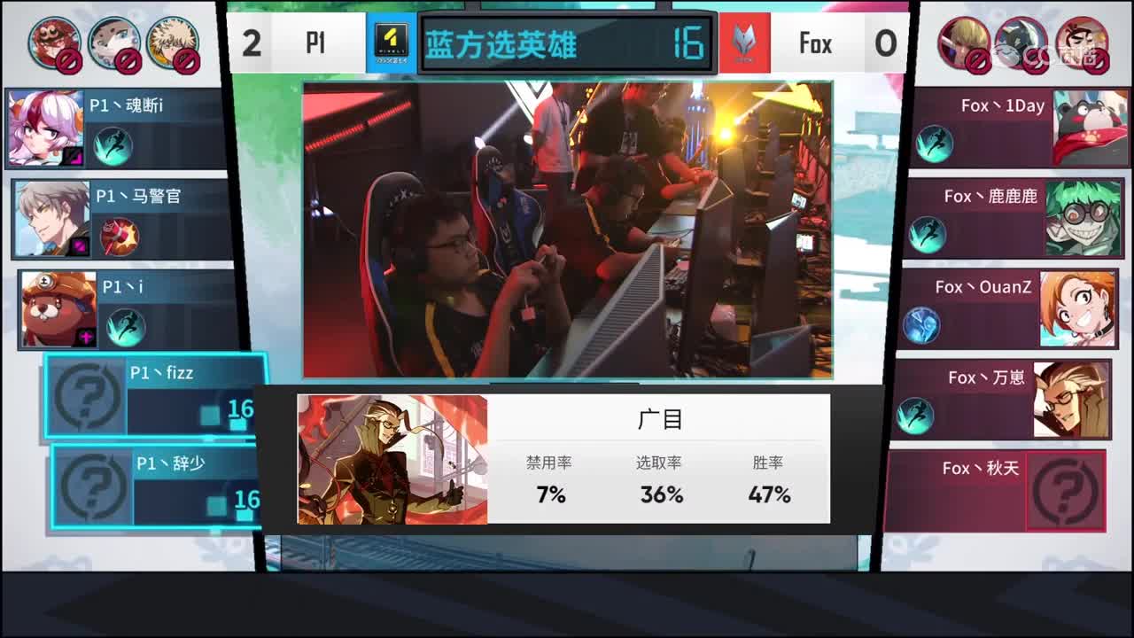 【2019NEXT秋季赛】非人学园QwQ杯赛S4总决赛 Fox  vs P1
