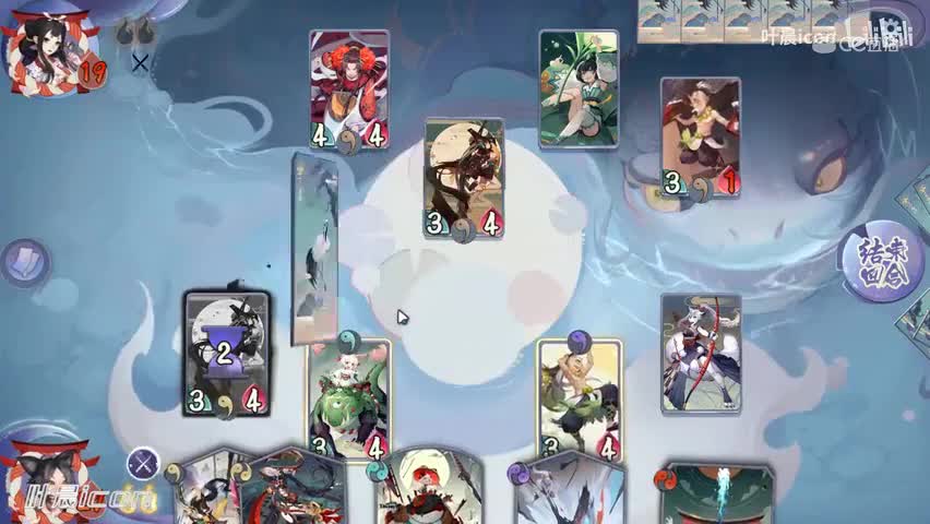 阴阳师百闻牌：最快的一对局，一分钟解决战斗，对面看见我的山兔直接认输